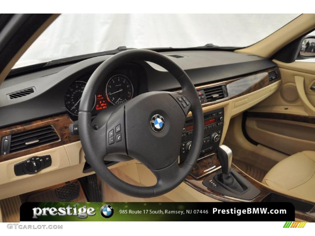 2008 3 Series 328xi Sedan - Monaco Blue Metallic / Beige photo #15