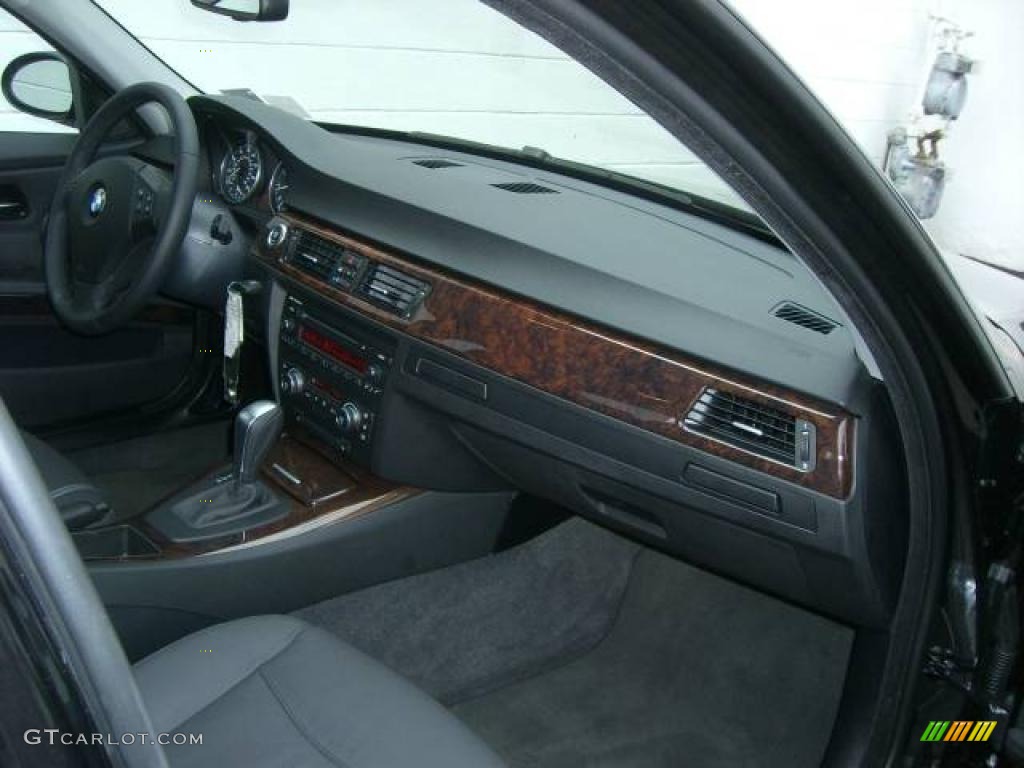 2008 3 Series 328i Sedan - Jet Black / Black photo #47