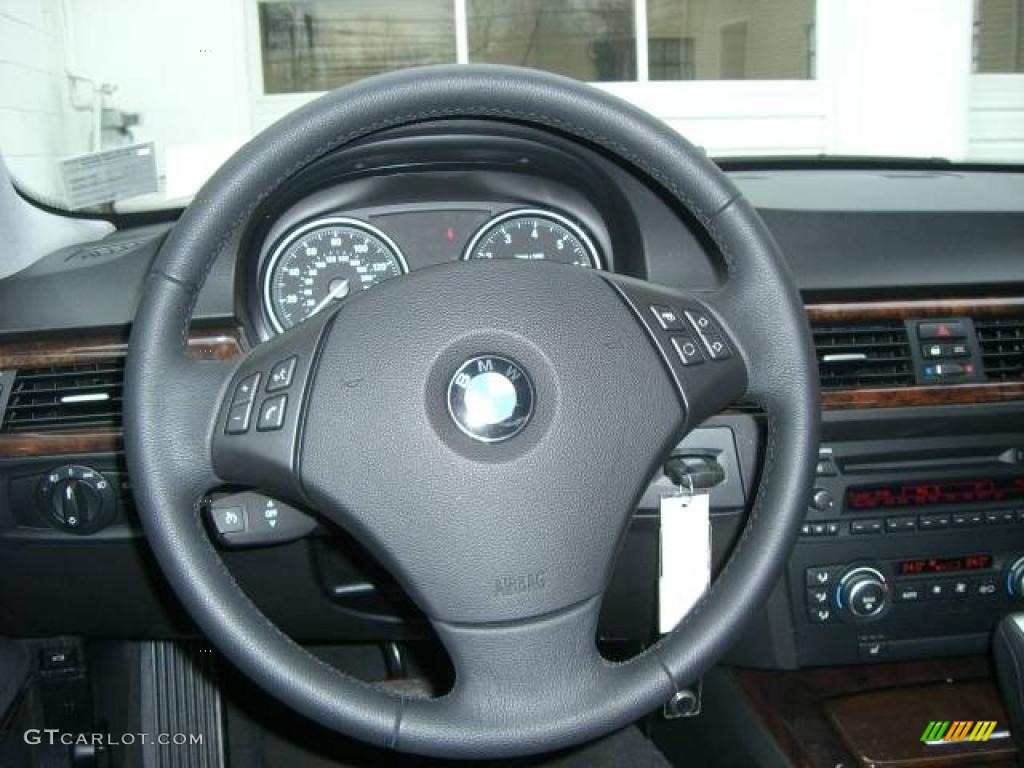 2008 3 Series 328i Sedan - Jet Black / Black photo #48
