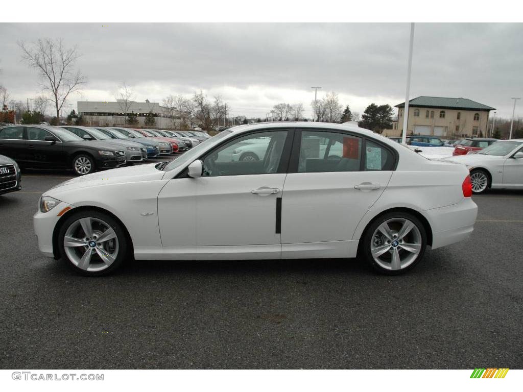 2009 3 Series 335i Sedan - Alpine White / Black Dakota Leather photo #2