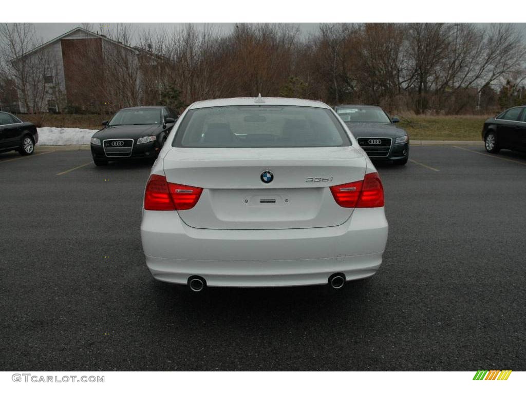 2009 3 Series 335i Sedan - Alpine White / Black Dakota Leather photo #4