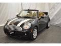 2010 Midnight Black Metallic Mini Cooper Convertible  photo #1
