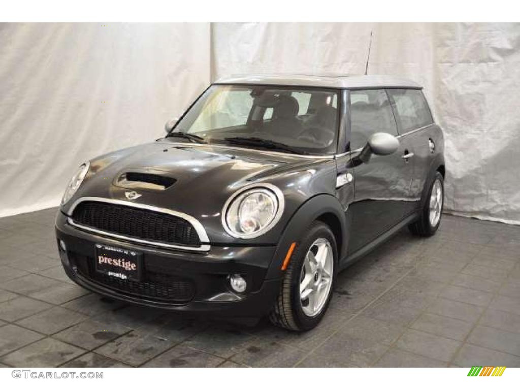 2010 Cooper S Clubman - Midnight Black Metallic / Grey/Carbon Black photo #1