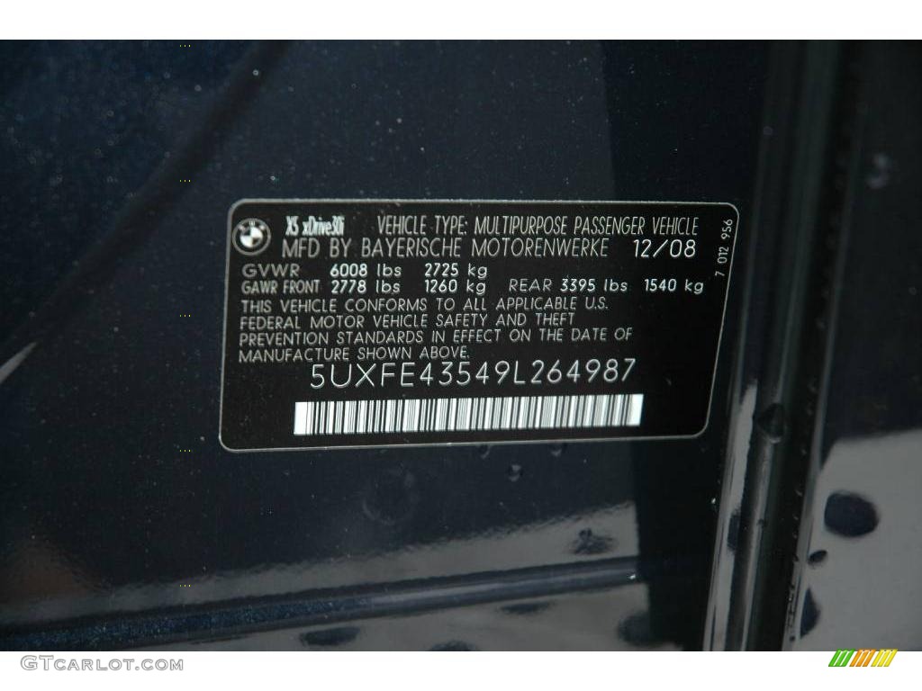 2009 X5 xDrive30i - Monaco Blue Metallic / Sand Beige Nevada Leather photo #9