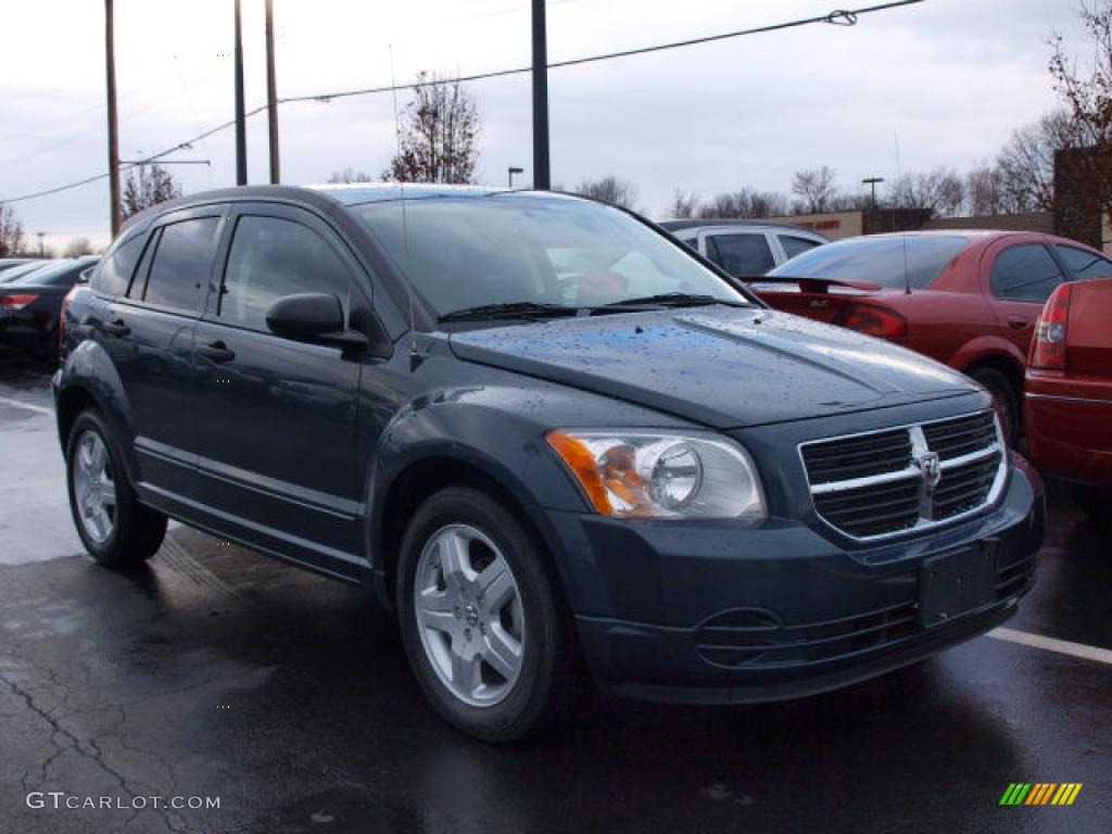 2008 Caliber SXT - Steel Blue Metallic / Dark Slate Gray photo #2