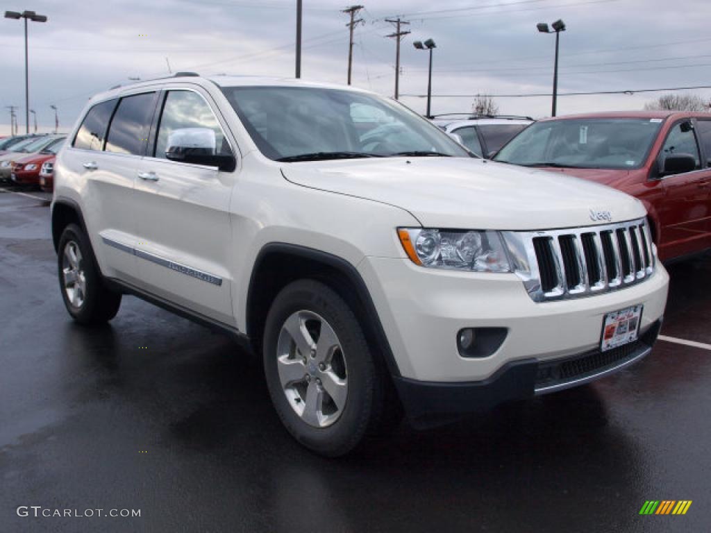 Stone White 2011 Jeep Grand Cherokee Limited 4x4 Exterior Photo #42347396