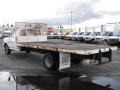 1997 Oxford White Ford F350 XL Regular Cab Dually Stake Truck  photo #4