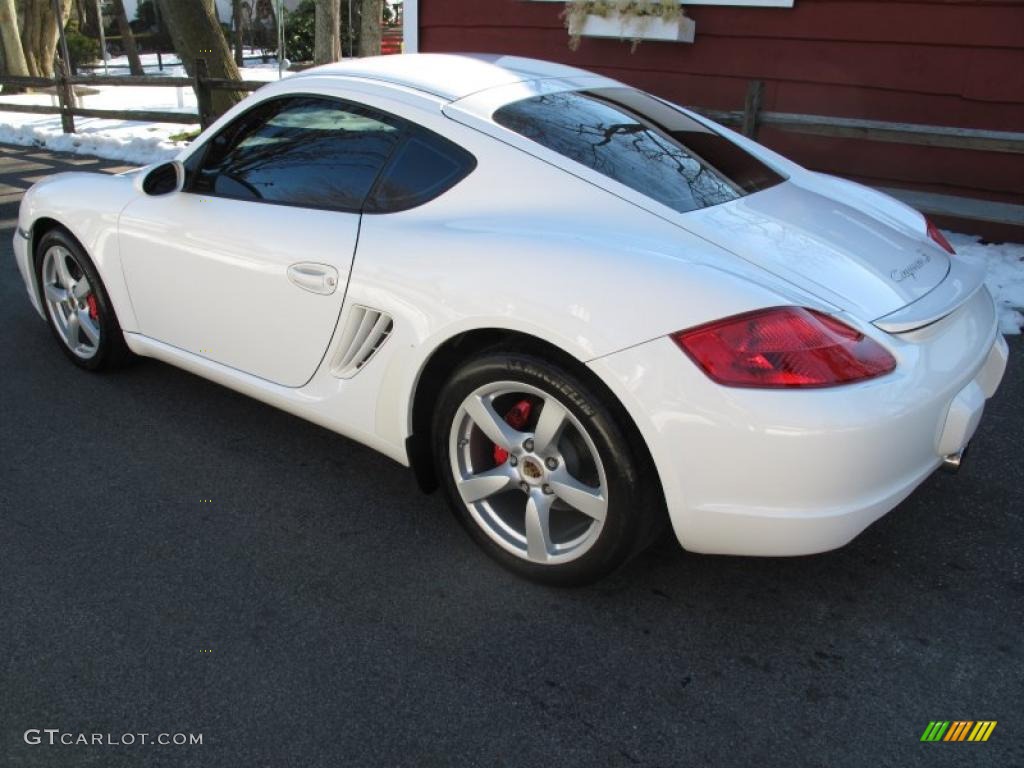 Carrara White 2008 Porsche Cayman S Exterior Photo #42351388