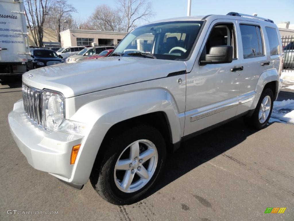 2008 Liberty Limited 4x4 - Bright Silver Metallic / Pastel Slate Gray photo #1