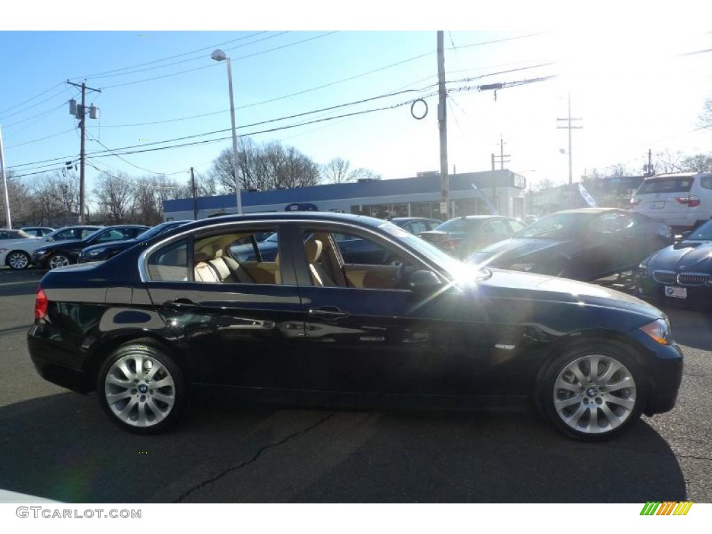 2008 3 Series 335xi Sedan - Jet Black / Beige photo #10