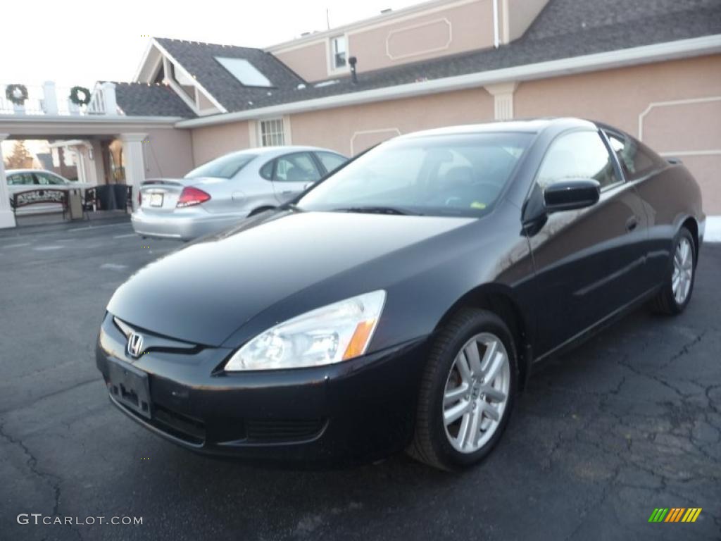 Nighthawk Black Pearl 2003 Honda Accord EX V6 Coupe Exterior Photo #42352569