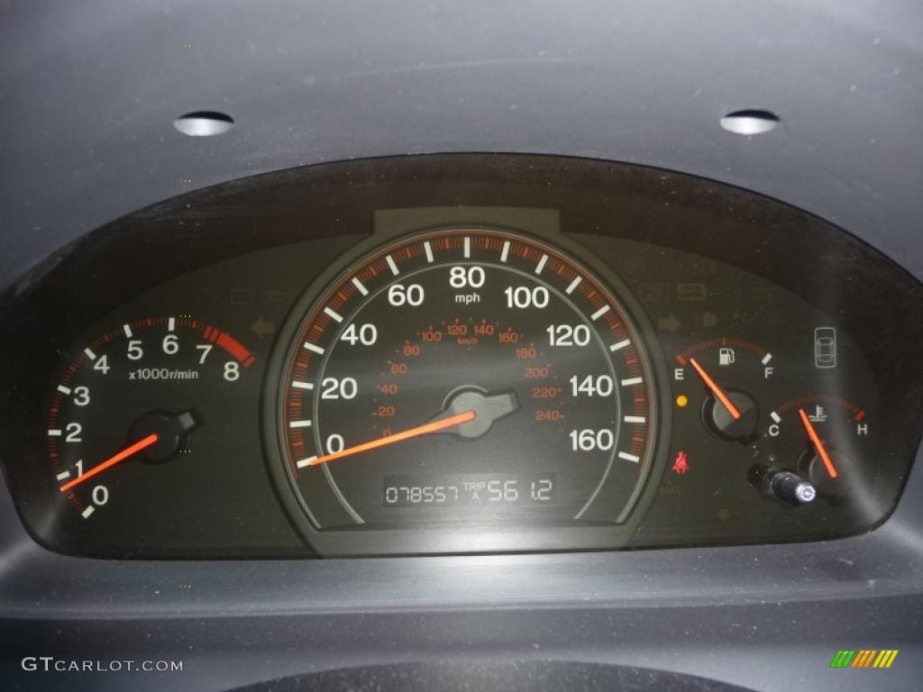 2003 Honda Accord EX V6 Coupe Gauges Photo #42352680