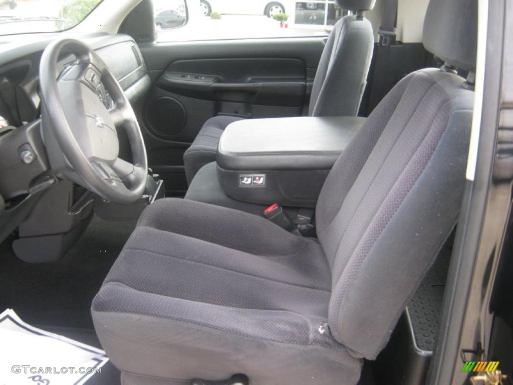 Dark Slate Gray Interior 2004 Dodge Ram 1500 SLT Regular Cab Photo #42352689