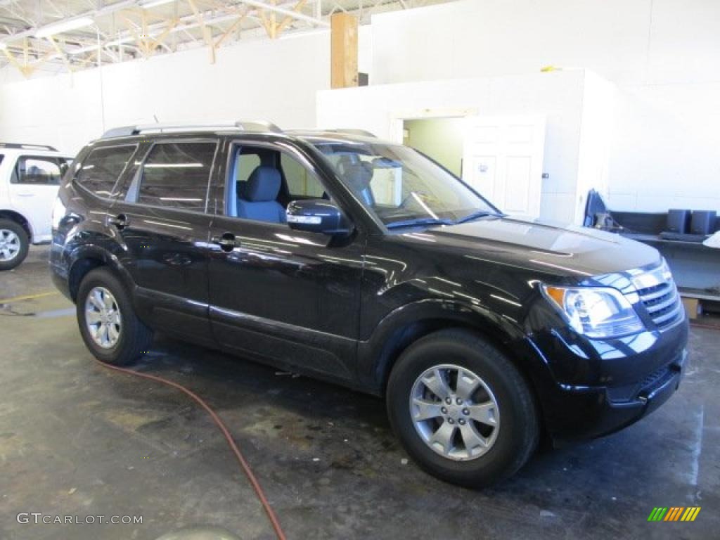 2009 Borrego LX V6 4x4 - Ebony Black / Black photo #1