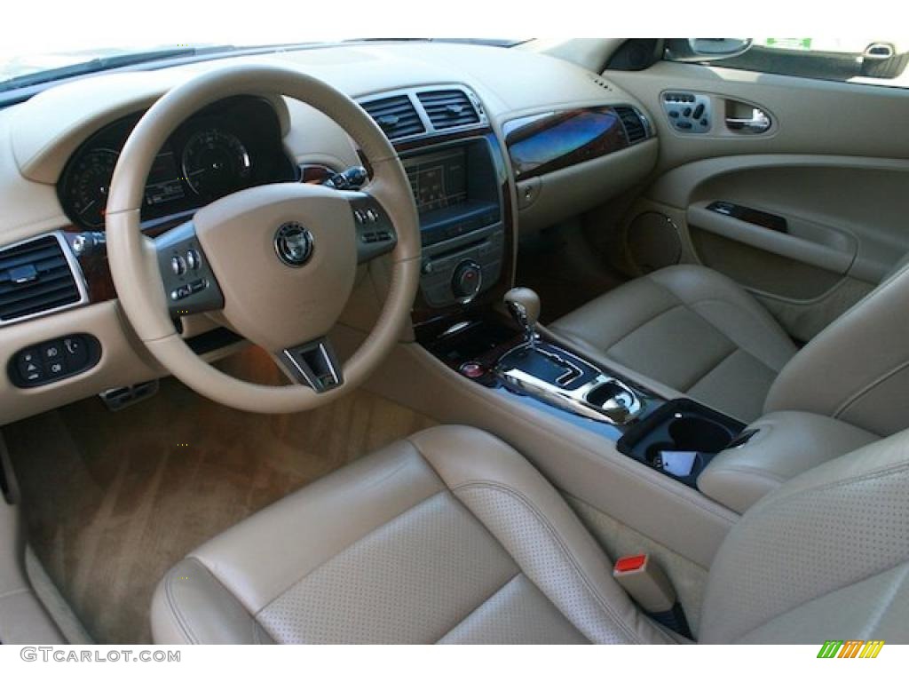 Caramel Interior 2008 Jaguar XK XKR Coupe Photo #42353645
