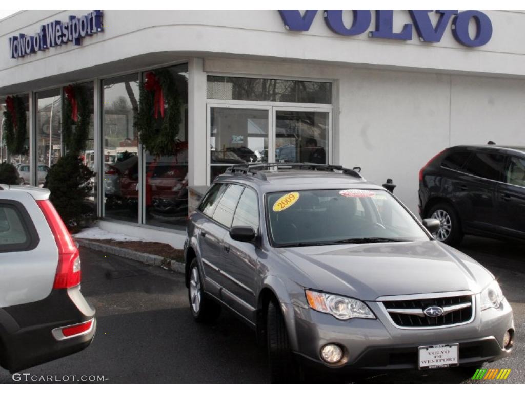 2009 Outback 2.5i Special Edition Wagon - Quartz Silver Metallic / Off Black photo #1