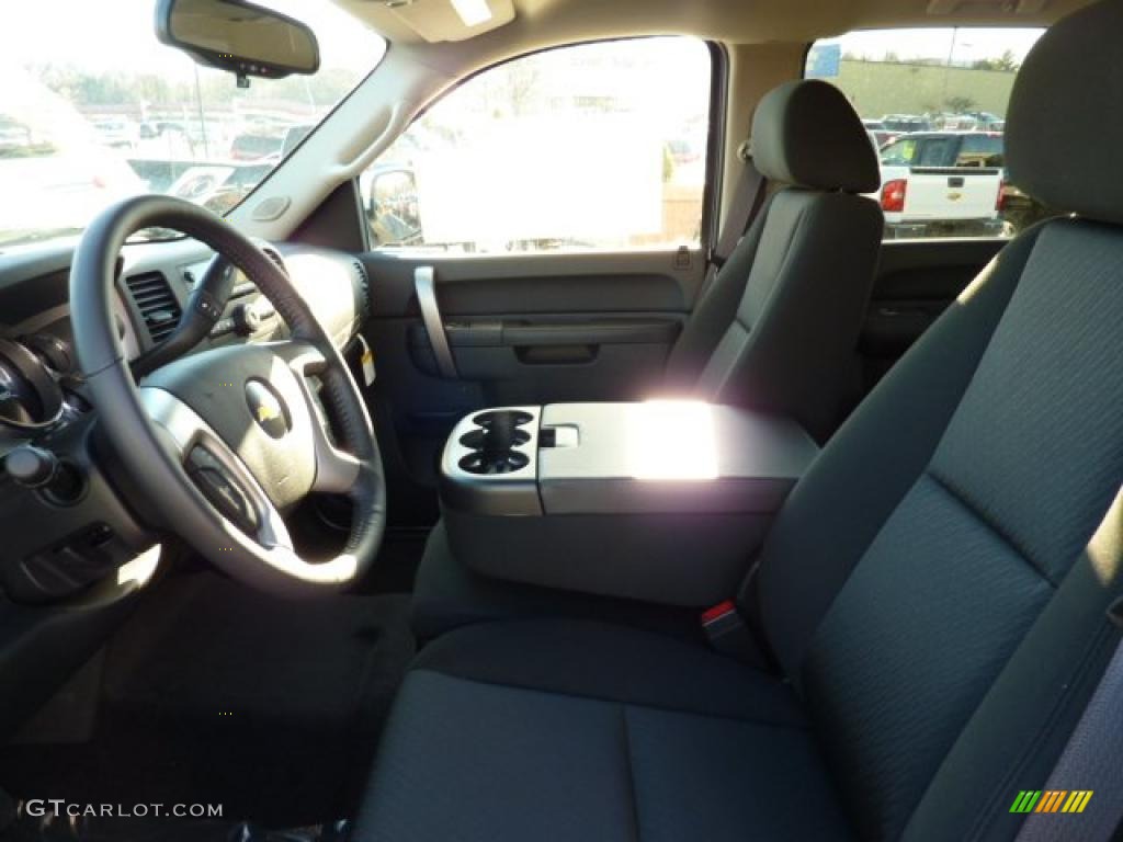 2011 Silverado 1500 LT Crew Cab 4x4 - Sheer Silver Metallic / Ebony photo #7