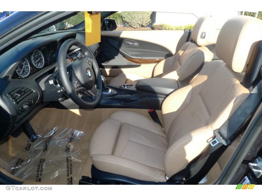 Saddle Brown Interior 2010 BMW 6 Series 650i Convertible Photo #42361117