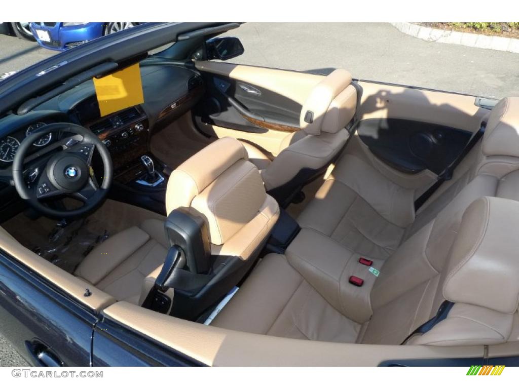 Saddle Brown Interior 2010 BMW 6 Series 650i Convertible Photo #42361133