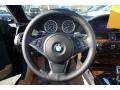 Saddle Brown 2010 BMW 6 Series 650i Convertible Steering Wheel