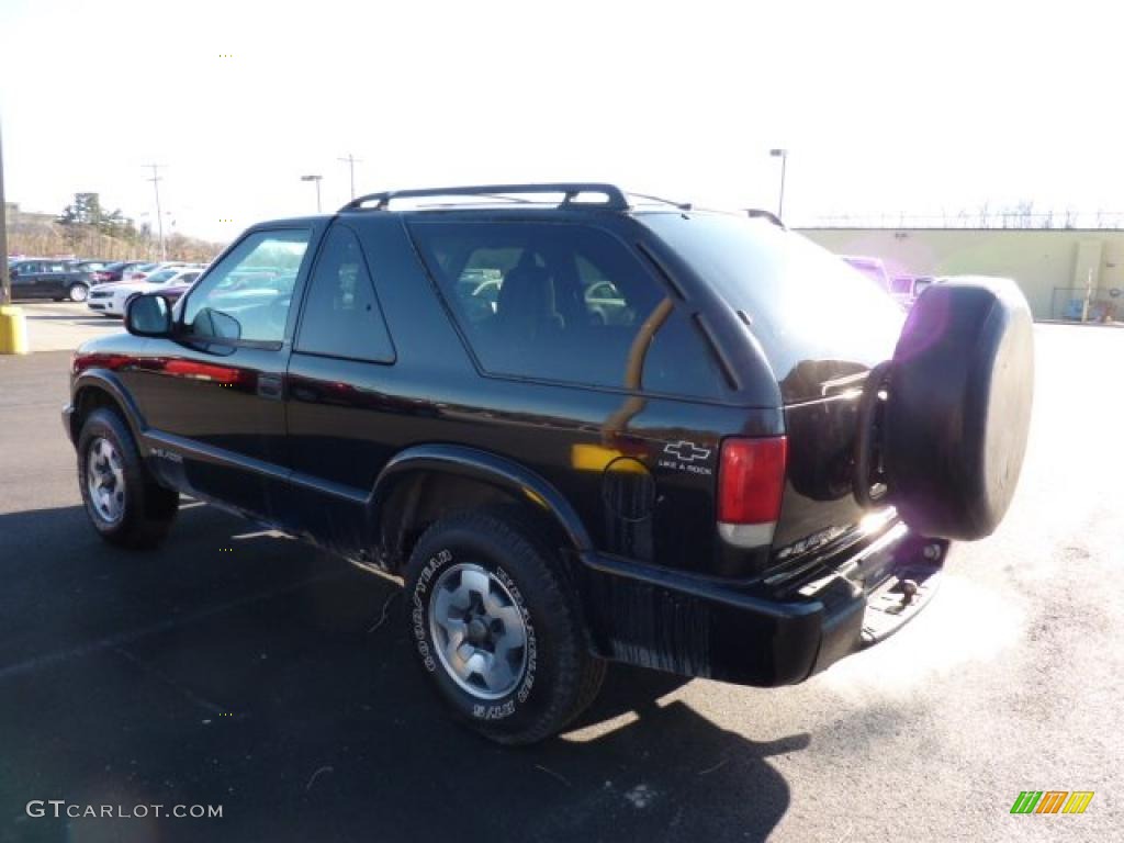 1998 Blazer 4x4 - Black / Graphite photo #4