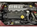 2.5 Liter SOHC 24-Valve V6 1997 Chrysler Sebring JXi Convertible Engine