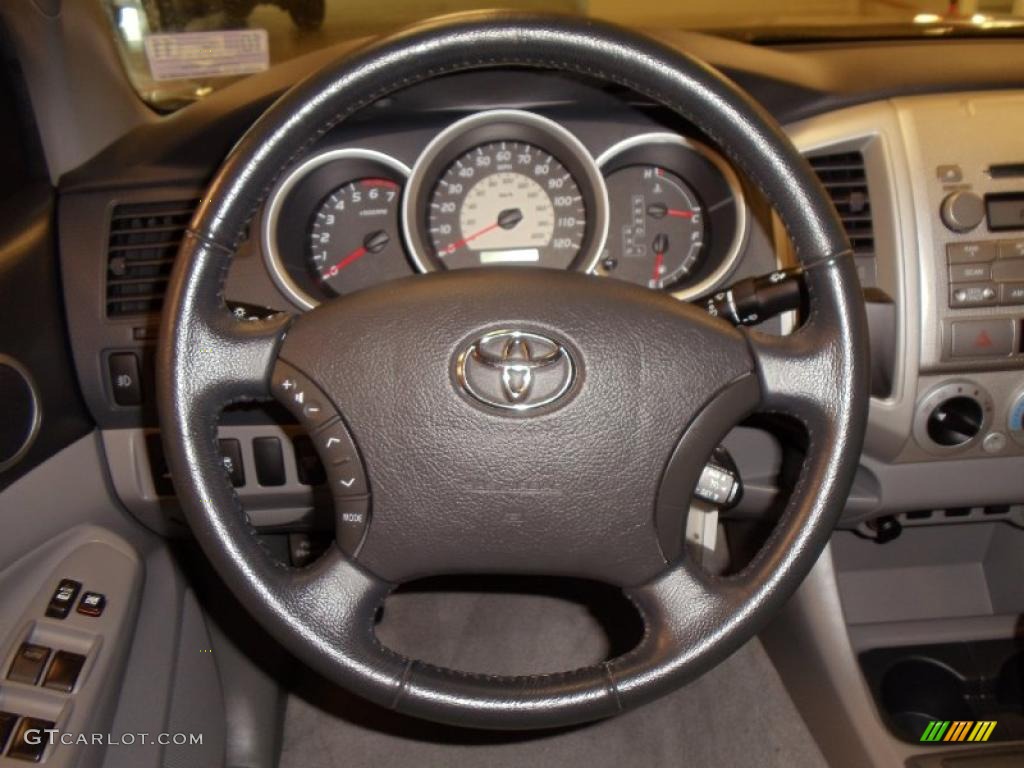 2010 Tacoma V6 SR5 PreRunner Double Cab - Black Sand Pearl / Graphite photo #13