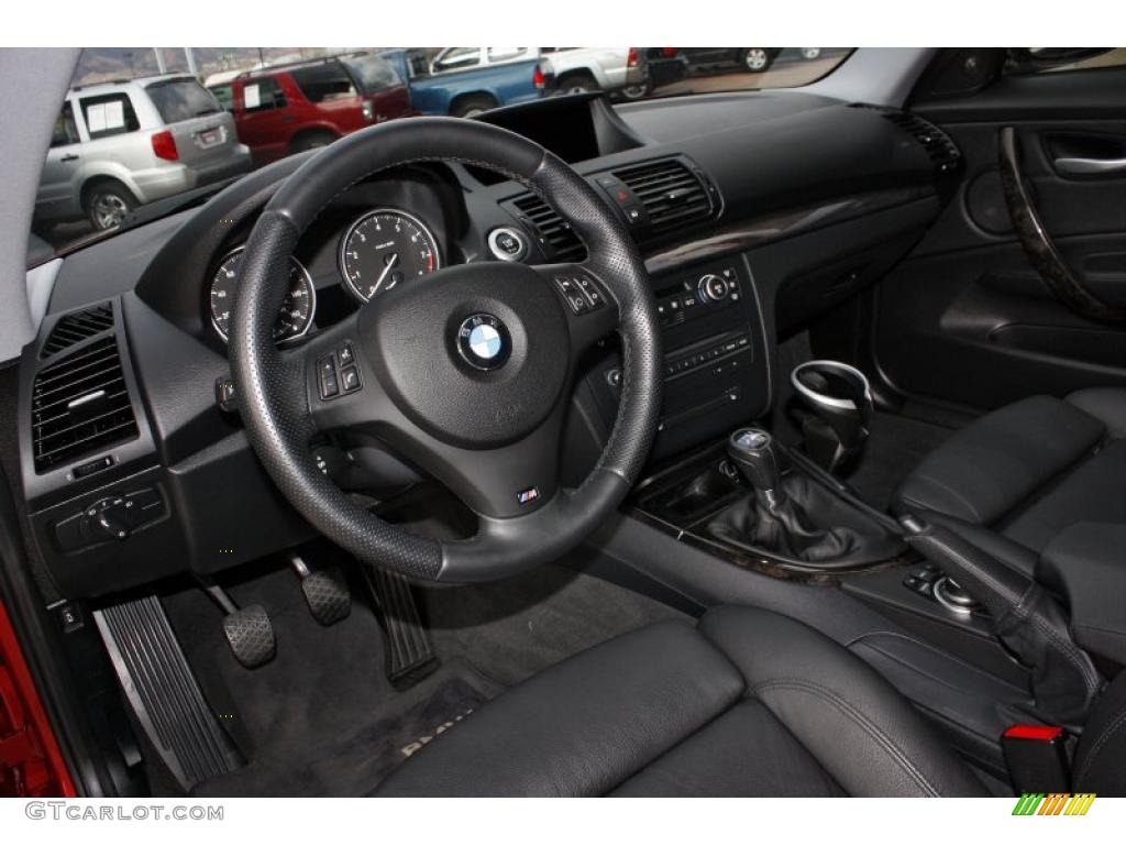 2009 1 Series 135i Coupe - Sedona Red Metallic / Black photo #6