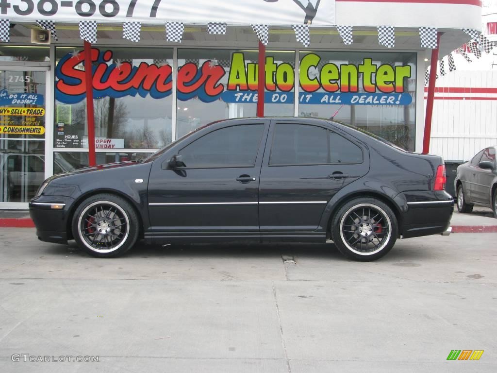 2004 Jetta GLS 1.8T Sedan - Black / Black photo #1