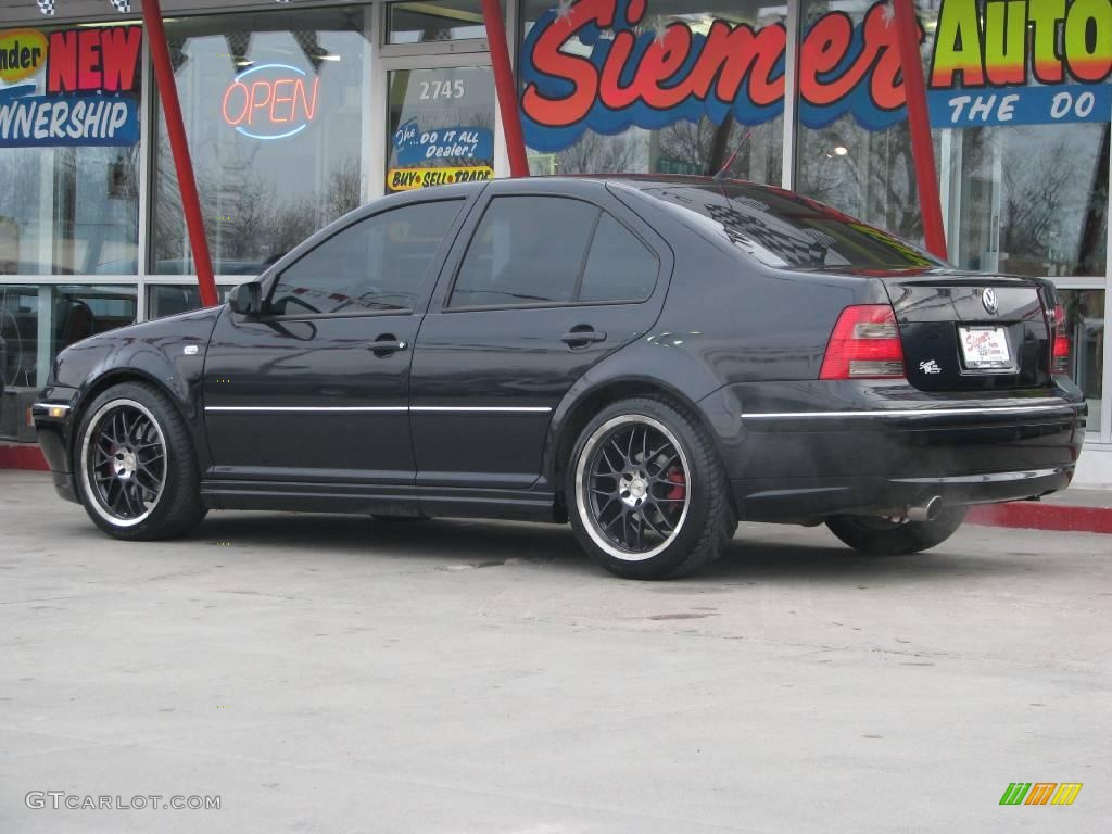 2004 Jetta GLS 1.8T Sedan - Black / Black photo #3