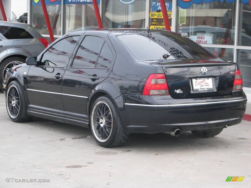 2004 Jetta GLS 1.8T Sedan - Black / Black photo #4