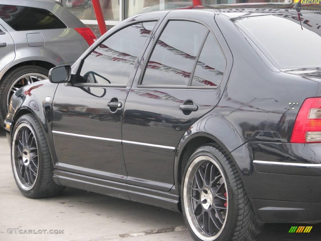 2004 Jetta GLS 1.8T Sedan - Black / Black photo #5