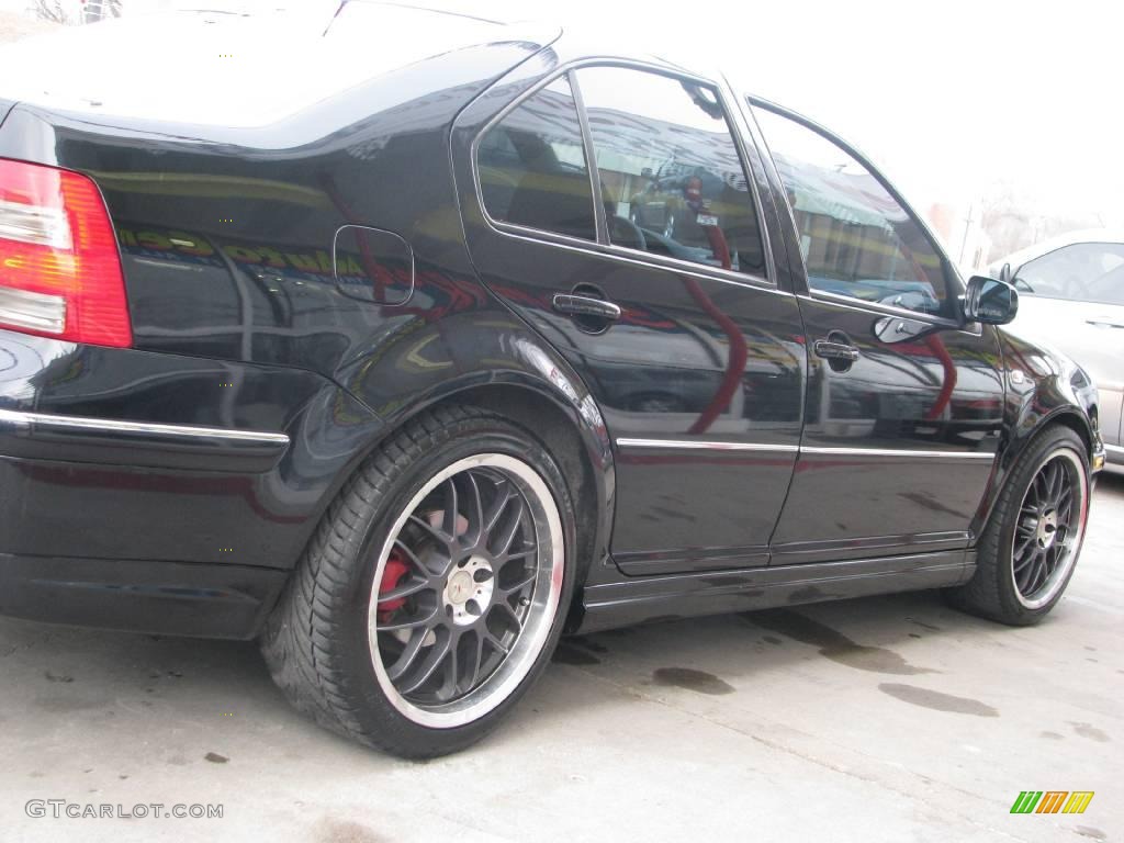 2004 Jetta GLS 1.8T Sedan - Black / Black photo #7
