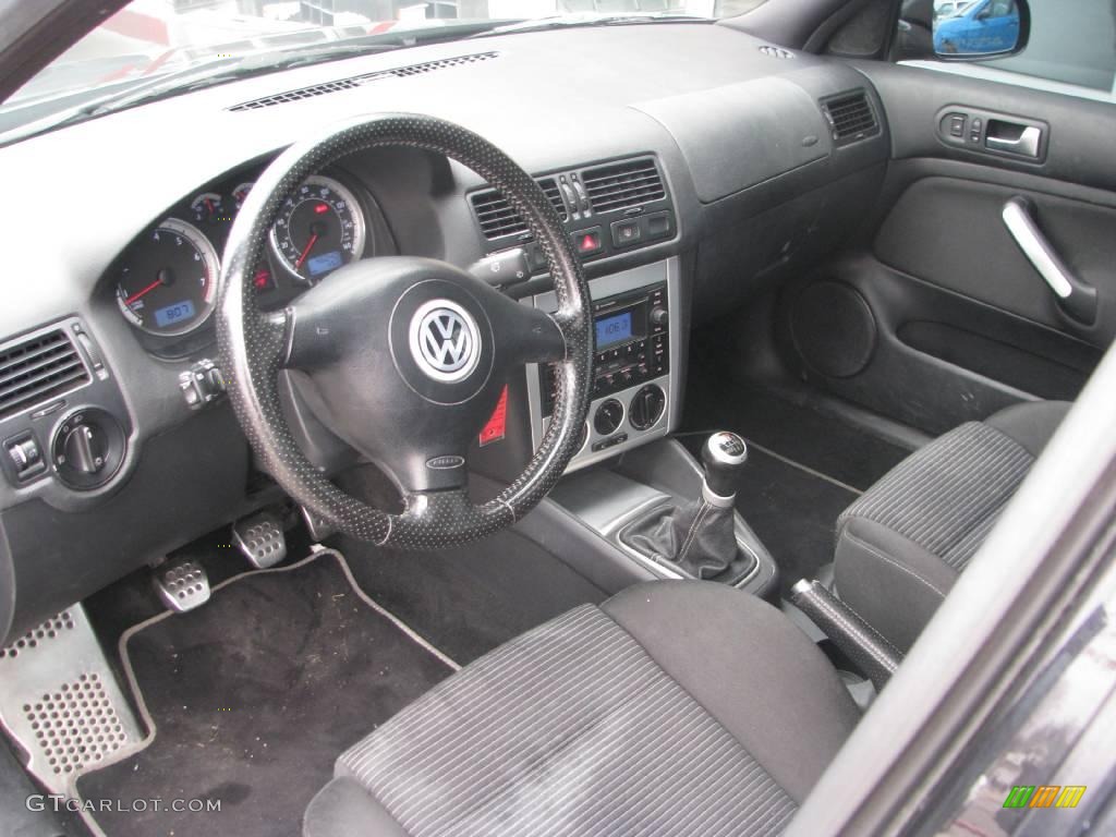 2004 Jetta GLS 1.8T Sedan - Black / Black photo #15