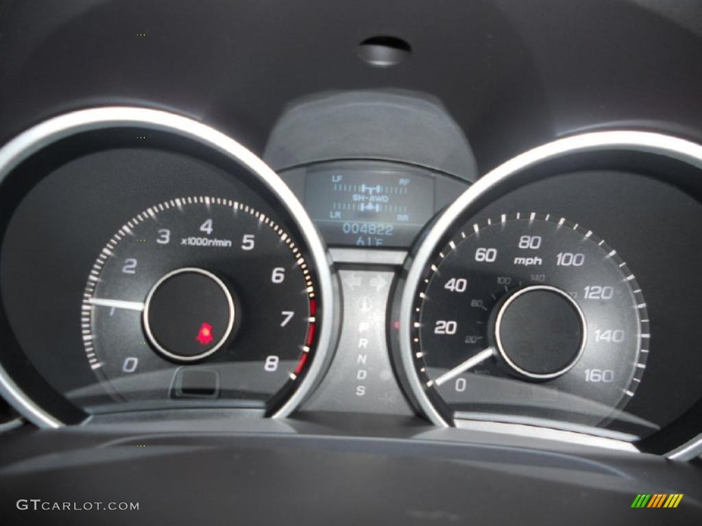 2010 Acura ZDX AWD Technology Gauges Photo #42369614