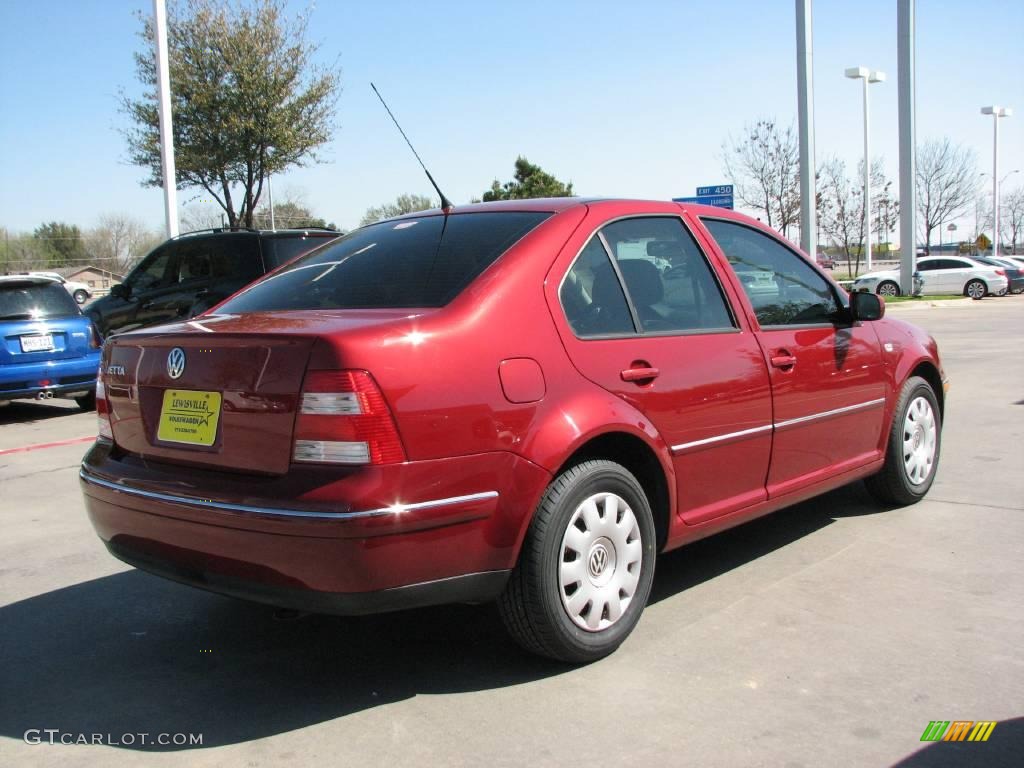 2005 Jetta GL Sedan - Spice Red Metallic / Pure Beige photo #5
