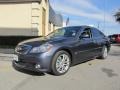 2008 Blue Slate Infiniti M 35 Sedan  photo #3