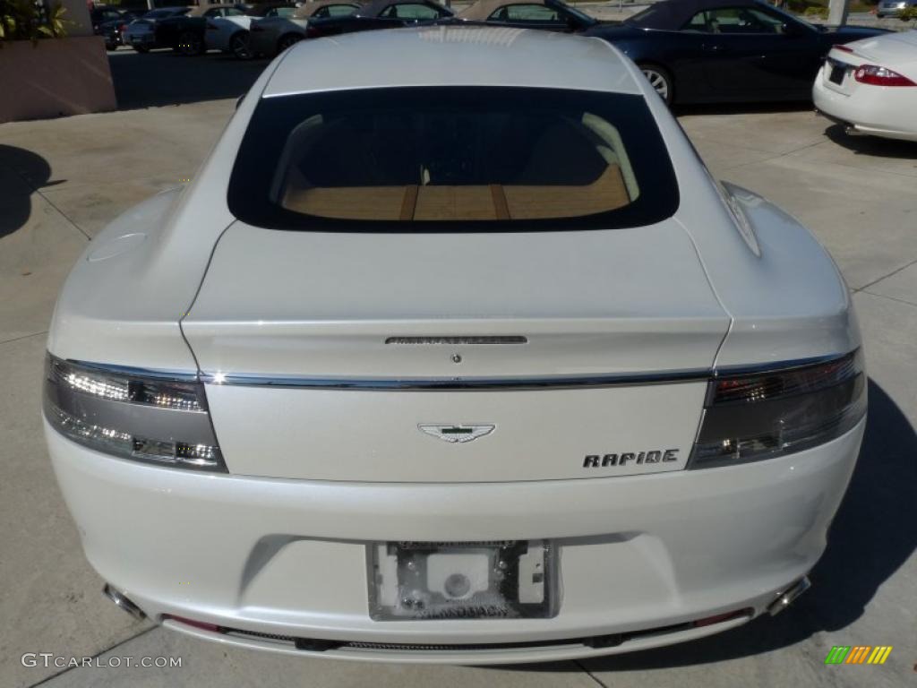 Morning Frost White 2011 Aston Martin Rapide Sedan Exterior Photo #42371158