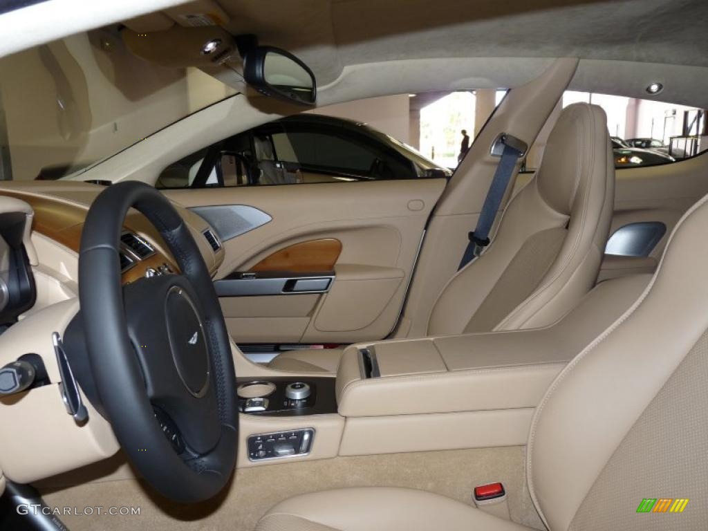 2011 Rapide Sedan - Morning Frost White / Sandstorm photo #15