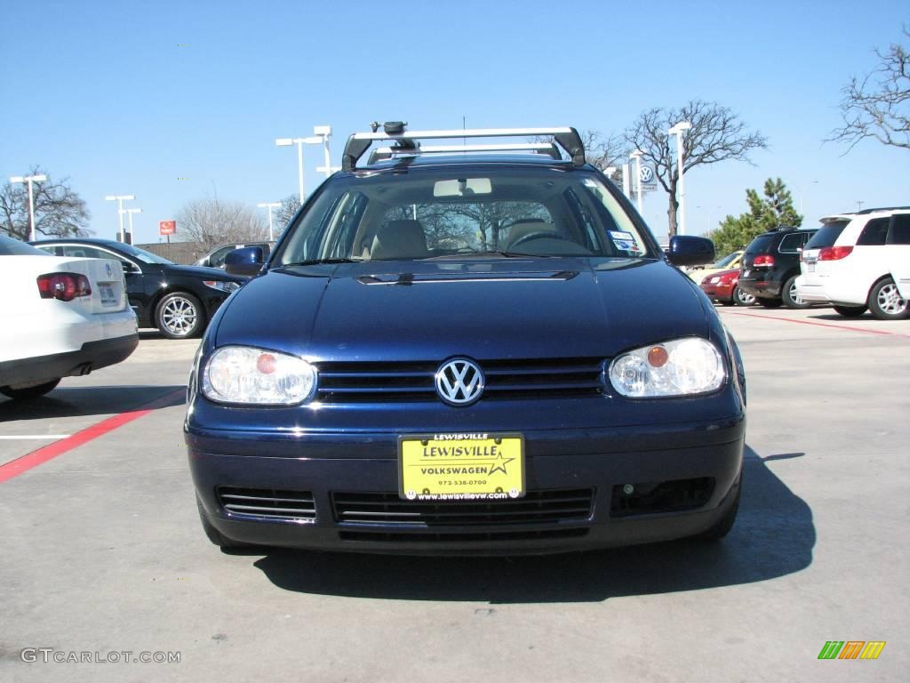 2005 Golf GLS TDI 4 Door - Indigo Blue Metallic / Beige photo #8