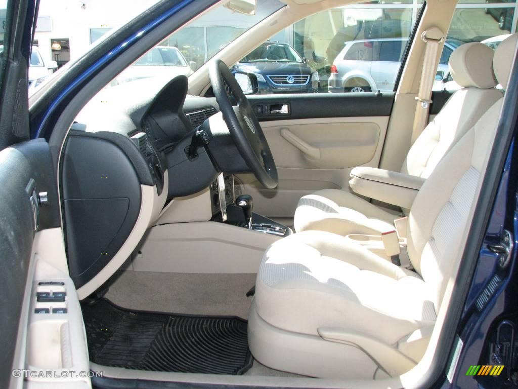 2005 Golf GLS TDI 4 Door - Indigo Blue Metallic / Beige photo #9