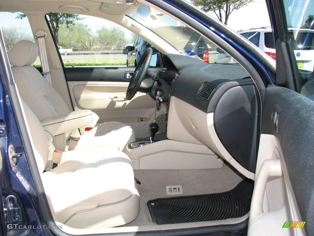 2005 Golf GLS TDI 4 Door - Indigo Blue Metallic / Beige photo #10