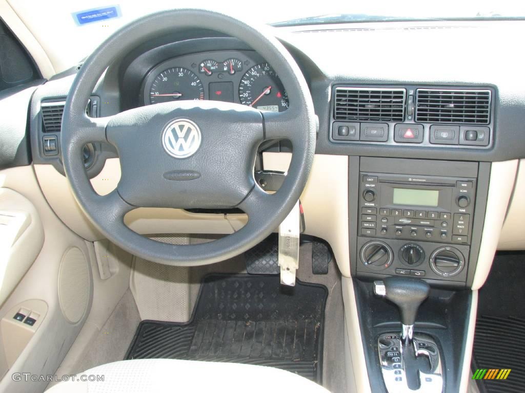 2005 Golf GLS TDI 4 Door - Indigo Blue Metallic / Beige photo #14