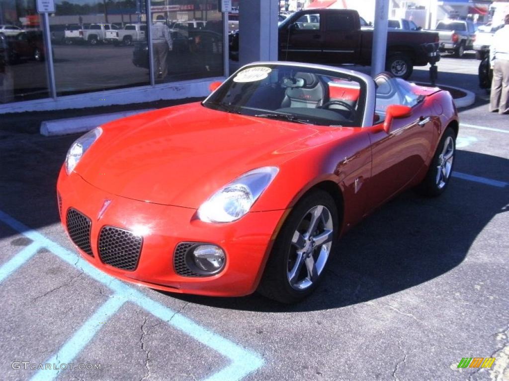 2009 Solstice GXP Roadster - Wicked Ruby Red / Ebony photo #4
