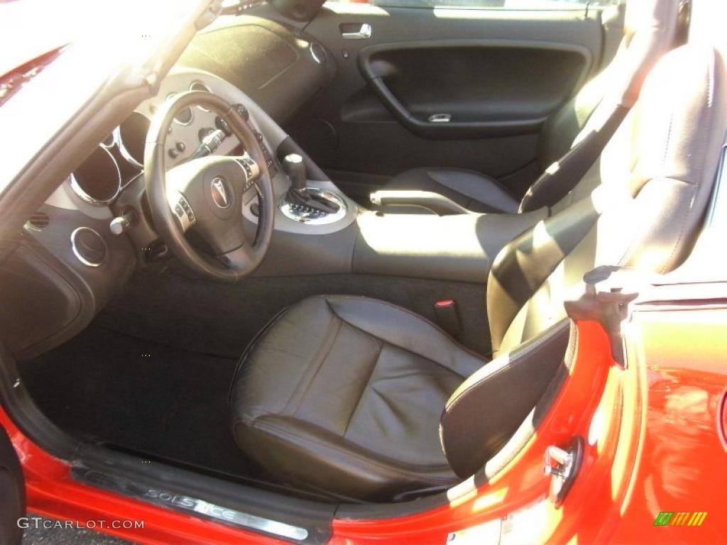 2009 Solstice GXP Roadster - Wicked Ruby Red / Ebony photo #6