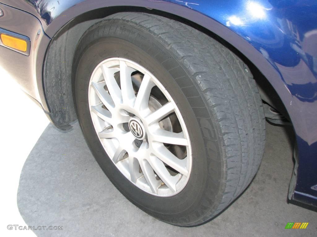 2005 Golf GLS TDI 4 Door - Indigo Blue Metallic / Beige photo #16
