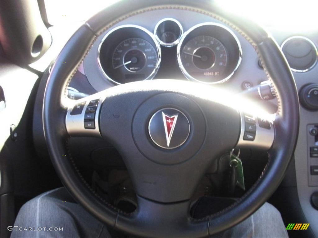 2009 Solstice GXP Roadster - Wicked Ruby Red / Ebony photo #8