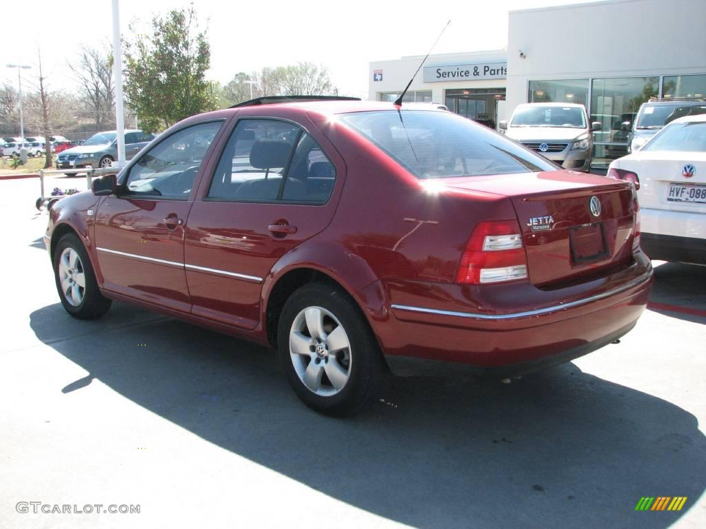 2005 Jetta GLS Sedan - Spice Red Metallic / Pure Beige photo #3