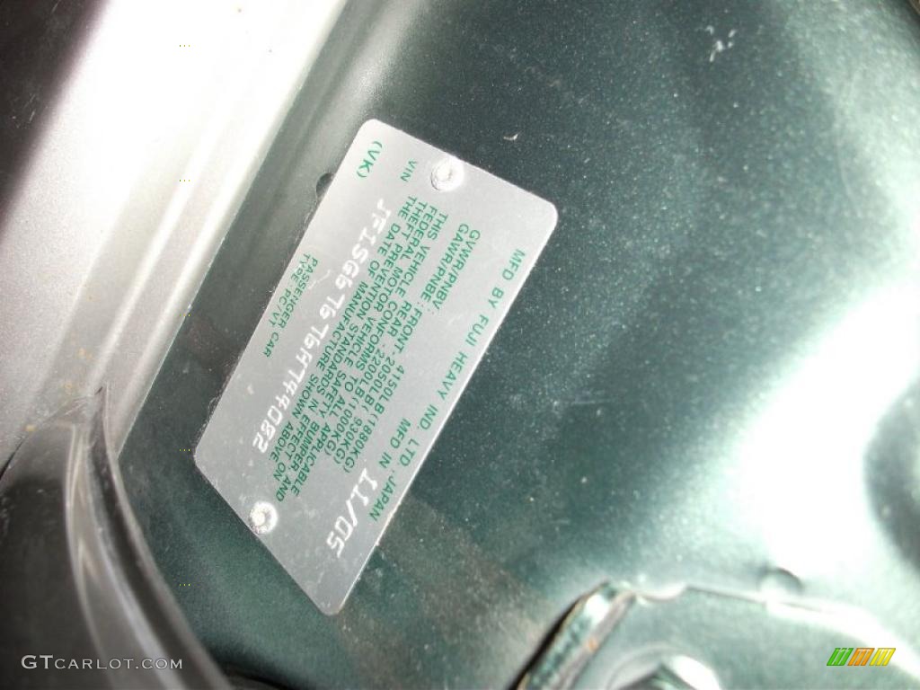 2006 Forester 2.5 X L.L.Bean Edition - Evergreen Metallic / Desert Beige photo #12