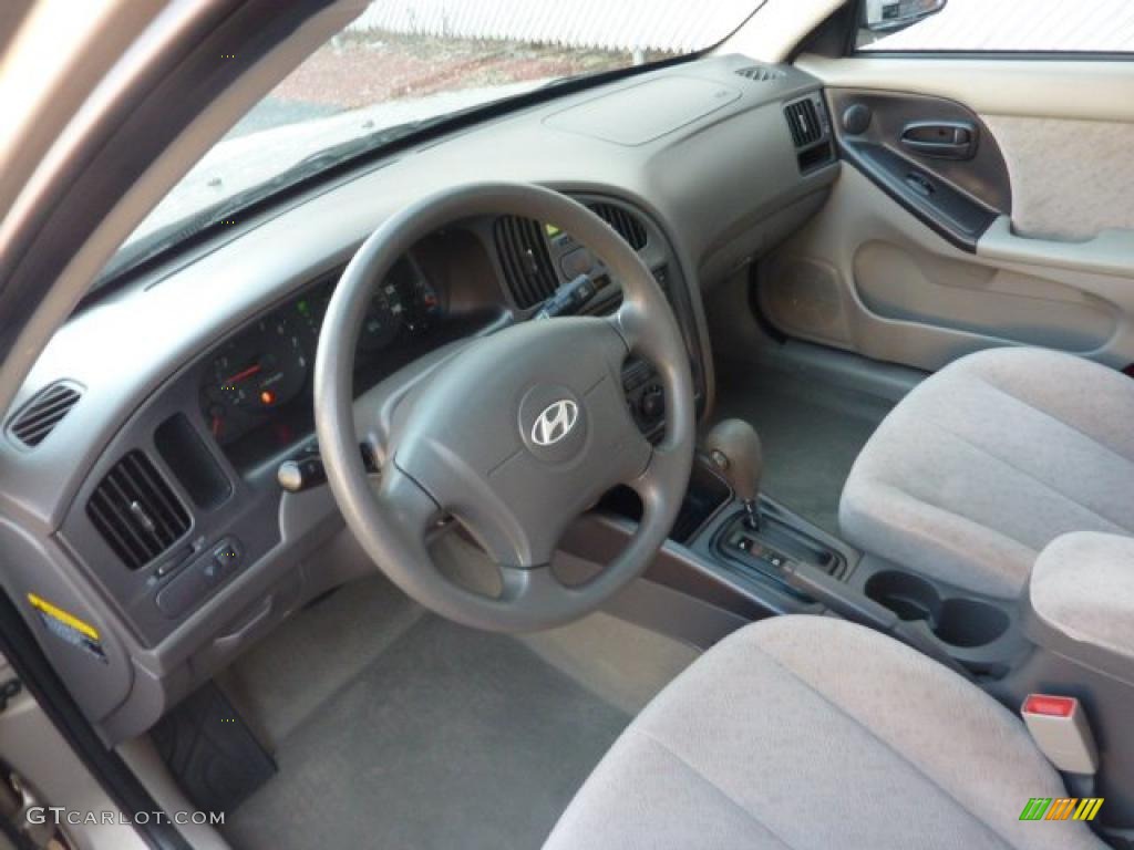 2006 Elantra GLS Sedan - Champagne Beige / Beige photo #16
